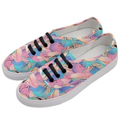 Painting Watercolor Abstract Design Artistic Ink Women s Classic Low Top Sneakers by Ravend