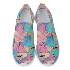 Painting Watercolor Abstract Design Artistic Ink Women s Slip On Sneakers by Ravend