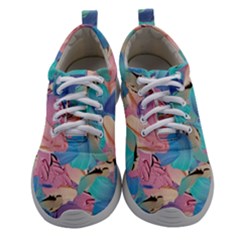 Painting Watercolor Abstract Design Artistic Ink Women Athletic Shoes by Ravend