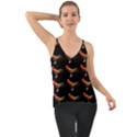 Background Pattern Chicken Fowl Cockerel Livestock Chiffon Cami View1