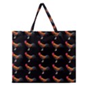 Background Pattern Chicken Fowl Cockerel Livestock Zipper Large Tote Bag View1