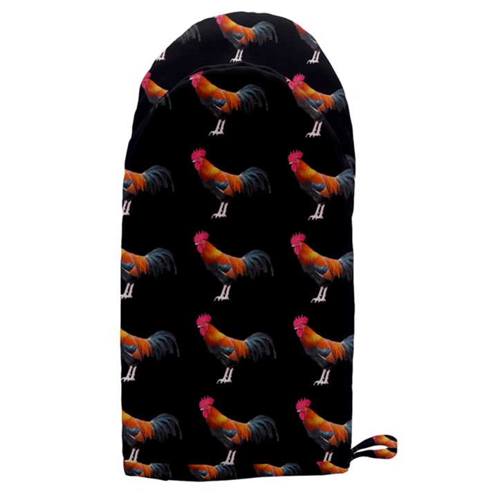 Background Pattern Chicken Fowl Cockerel Livestock Microwave Oven Glove