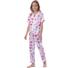 Mom Father Mommy Daddy Serenity Empathy Casal Kids  Satin Short Sleeve Pajamas Set by Ravend