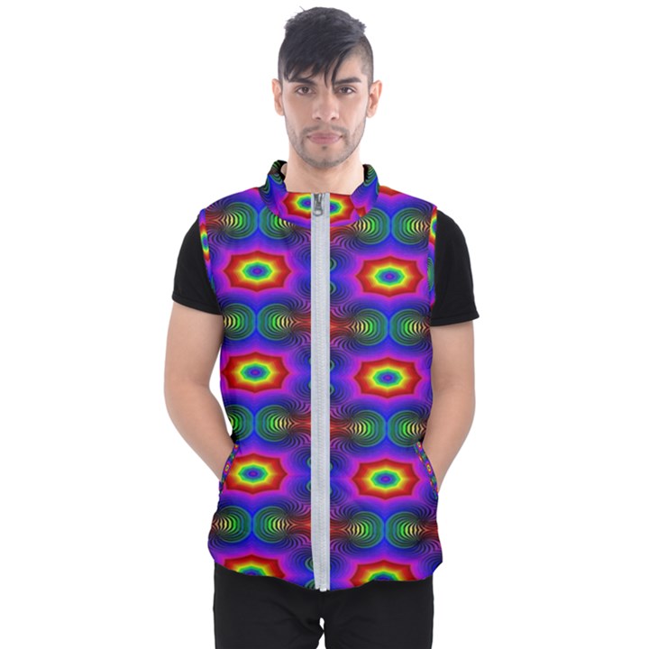 Colorfull Wallpaper Men s Puffer Vest