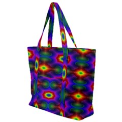 Colorfull Wallpaper Zip Up Canvas Bag by artworkshop