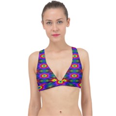 Colorfull Wallpaper Classic Banded Bikini Top by artworkshop