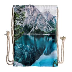 Lake Drawstring Bag (large) by artworkshop