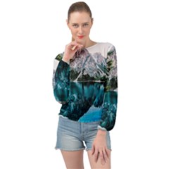 Lake Banded Bottom Chiffon Top