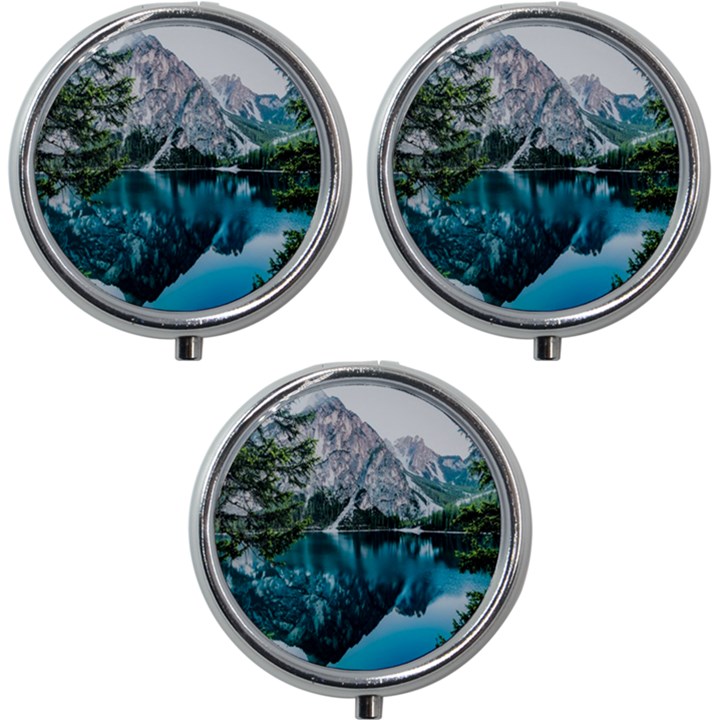 lake Mini Round Pill Box (Pack of 3)