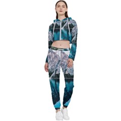 Lake Cropped Zip Up Lounge Set by artworkshop