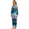 lake Womens  Long Sleeve Lightweight Pajamas Set View2