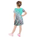 Dandelion Kids  Short Sleeve Velvet Dress View2