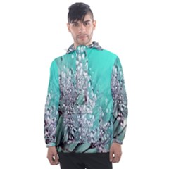 Dandelion Men s Front Pocket Pullover Windbreaker by artworkshop