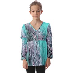 Dandelion Kids  V Neck Casual Top