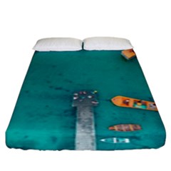 Dock Fitted Sheet (king Size) by artworkshop