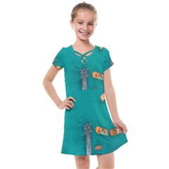 Dock Kids  Cross Web Dress by artworkshop