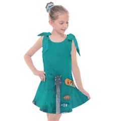 Dock Kids  Tie Up Tunic Dress by artworkshop