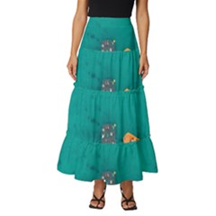 Dock Tiered Ruffle Maxi Skirt