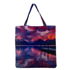 Dawn Grocery Tote Bag by artworkshop