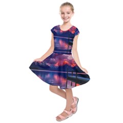 Dawn Kids  Short Sleeve Dress by artworkshop