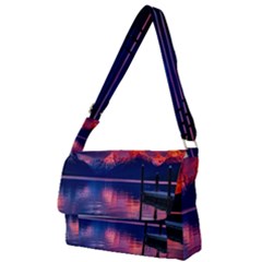 Dawn Full Print Messenger Bag (s) by artworkshop