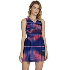 Dawn Sleeveless High Waist Mini Dress