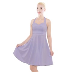 Languid Lavender Purple	 - 	halter Party Swing Dress by ColorfulDresses