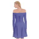 Blue Iris	 - 	Off Shoulder Skater Dress View2