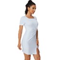 Alice Blue	 - 	Fitted Knot Split End Bodycon Dress View3