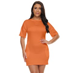 Construction Cone Orange	 - 	just Threw It On Dress by ColorfulDresses