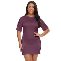 Old Mauve Purple	 - 	just Threw It On Dress by ColorfulDresses