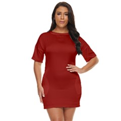 Ruby Red	 - 	just Threw It On Dress by ColorfulDresses