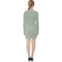 Laurel Green	 - 	V-neck Bodycon Long Sleeve Dress View2