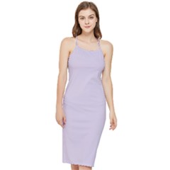 Languid Lavender Purple	 - 	bodycon Cross Back Summer Dress by ColorfulDresses