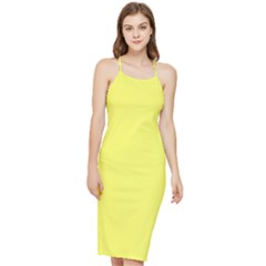 Unmellow Yellow	 - 	Bodycon Cross Back Summer Dress