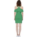 Clover Green	 - 	Shoulder Frill Bodycon Summer Dress View4