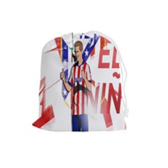 Fernando Torres Wallpaper Drawstring Pouch (large) by artworkshop