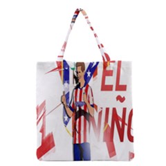 Fernando Torres Wallpaper Grocery Tote Bag by artworkshop