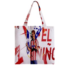 Fernando Torres Wallpaper Zipper Grocery Tote Bag by artworkshop