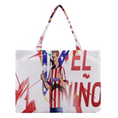 Fernando Torres Wallpaper Medium Tote Bag by artworkshop