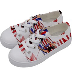 Fernando Torres Wallpaper Kids  Low Top Canvas Sneakers by artworkshop