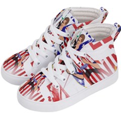 Fernando Torres Wallpaper Kids  Hi-top Skate Sneakers by artworkshop