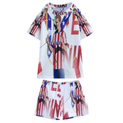 Fernando Torres Wallpaper Kids  Swim Tee And Shorts Set by artworkshop