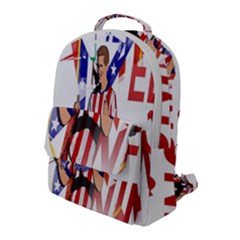 Fernando Torres Wallpaper Flap Pocket Backpack (large) by artworkshop