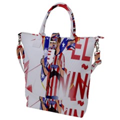 Fernando Torres Wallpaper Buckle Top Tote Bag by artworkshop