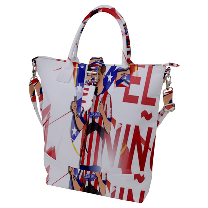 Fernando Torres Wallpaper Buckle Top Tote Bag