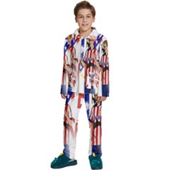 Fernando Torres Wallpaper Kids  Long Sleeve Velvet Pajamas Set by artworkshop