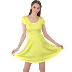 Unmellow Yellow	 - 	Cap Sleeve Dress