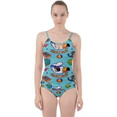 Guillever Wp Cut Out Top Tankini Set by artworkshop