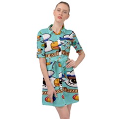 Guillever Wp Belted Shirt Dress by artworkshop